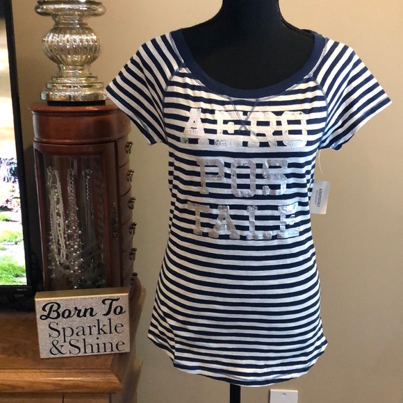 Aeropostale Striped Tee/NWT - Picture 1 of 3